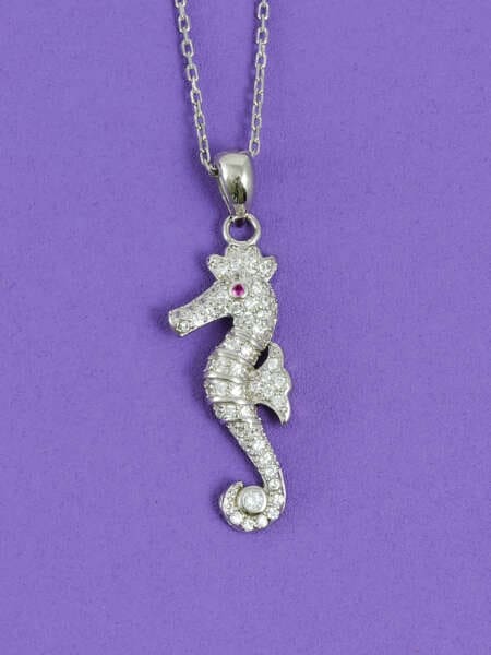 Přívěsek s řetízkem mořský koník | Svíčka se šperkem