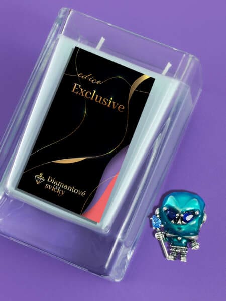 Přívěsek na náramek alien | Svíčka se šperkem