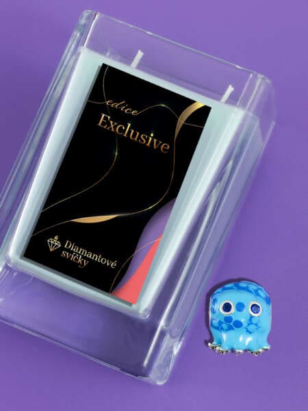 Přívěsek na náramek chobotnička | Svíčka se šperkem