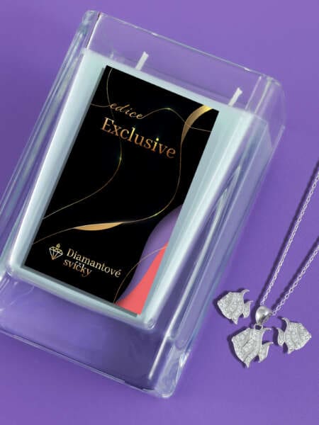 Sada puzetová rybičky | Svíčka se šperkem