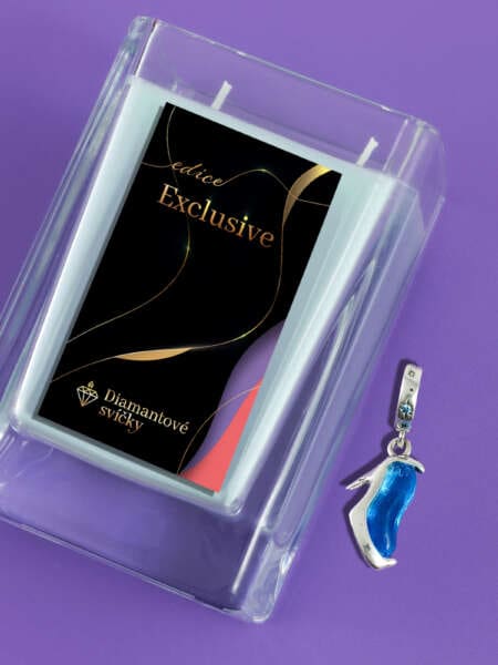 Přívěsek na náramek střevíček | Svíčka se šperkem