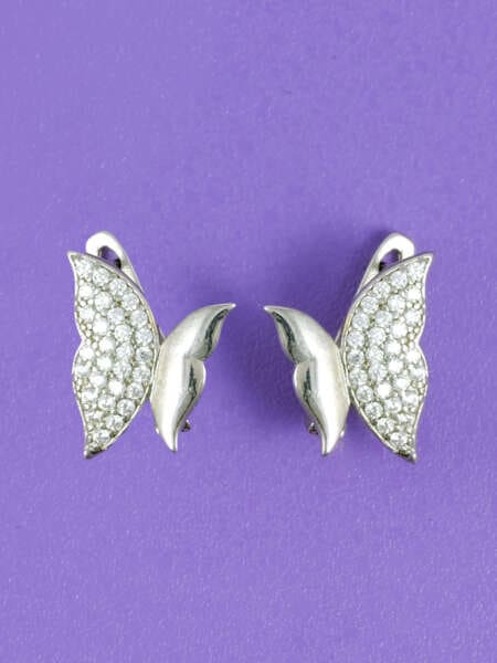 Náušnice motýlci Paris | Svíčka se šperkem