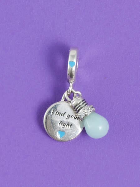 Přívěsek na náramek žárovka | Svíčka se šperkem