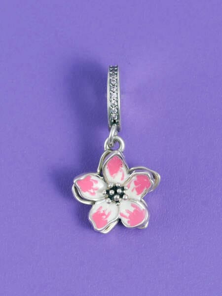 Přívěsek na náramek visací květ sakury | Svíčka se šperkem