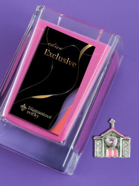 Přívěsek na náramek kostel | Svíčka se šperkem