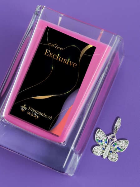 Přívěsek na náramek velký motýl | Svíčka se šperkem