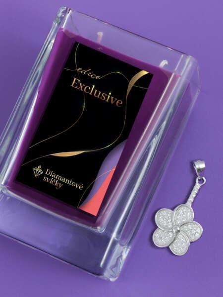 Přívěsek květina | Svíčka se šperkem