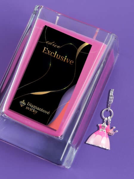 Přívěsek na náramek šaty pro princeznu | Svíčka se šperkem