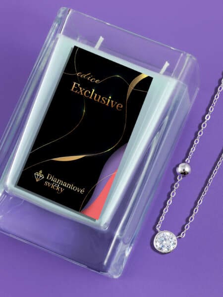 Náhrdelník kuličky | Svíčka se šperkem