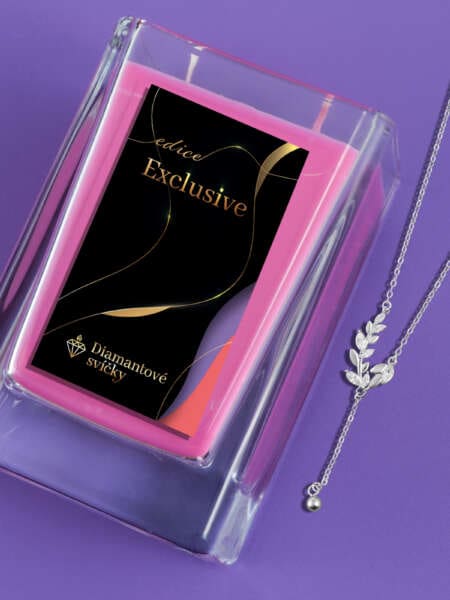 Náhrdelník lístky | Svíčka se šperkem