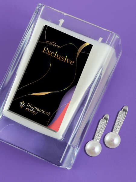 Náušnice perlové Beauty | Svíčka se šperkem