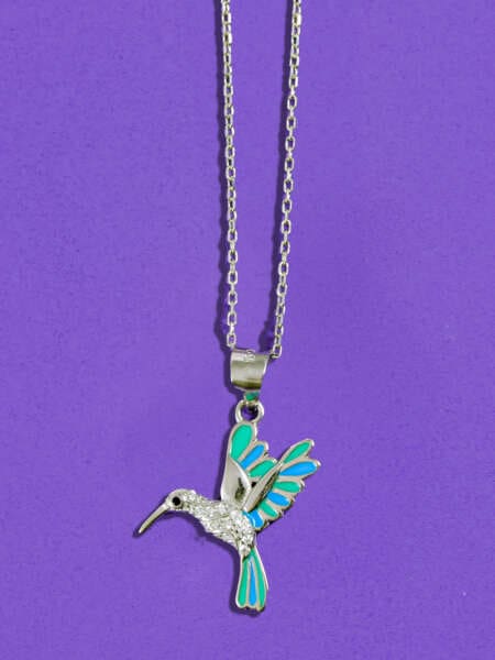 Přívěsek s řetízkem kolibřík | Svíčka se šperkem