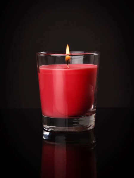 Malá svíčka bez šperku | Lesní jahoda