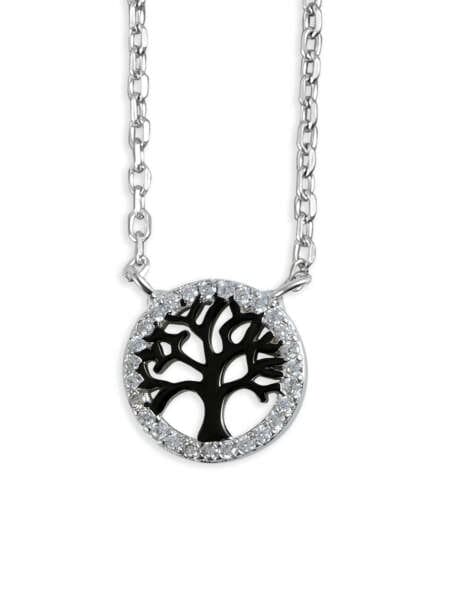 Náhrdelník Strom černý | Svíčka se šperkem