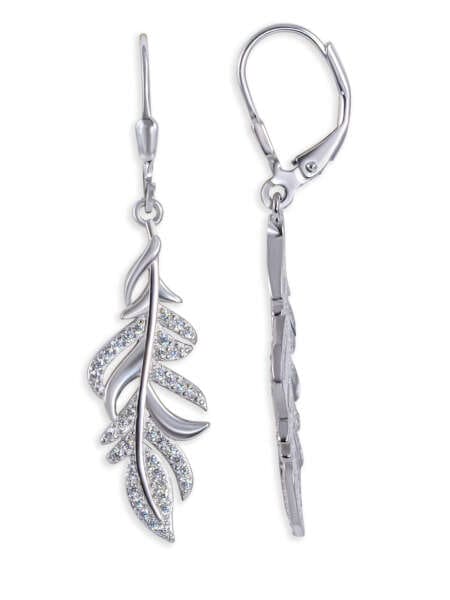 Náušnice visací Peříčka | Šperk samostatně