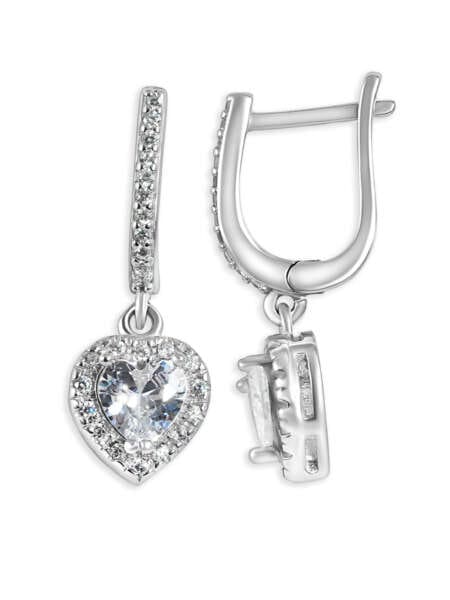 Náušnice visací srdce Anna | Šperk samostatně