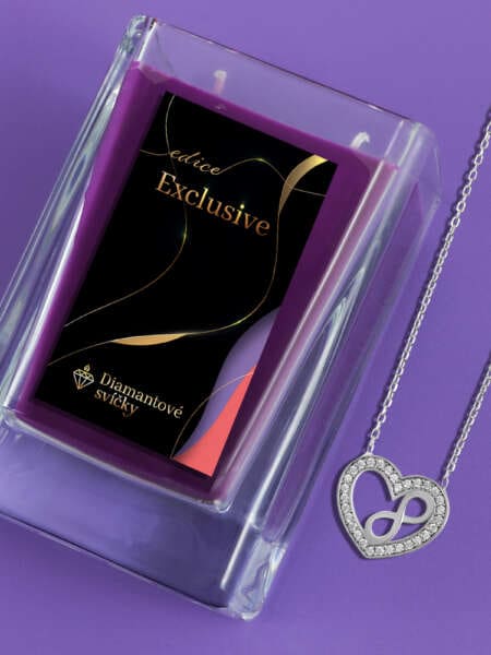 Náhrdelník srdce Talia | Svíčka se šperkem