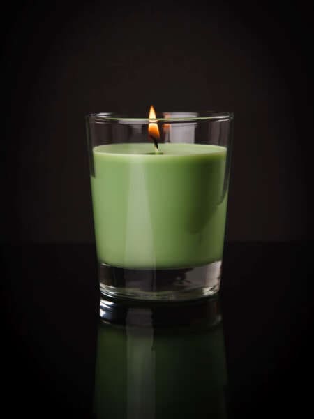 Malá svíčka bez šperku | Zelené jablko